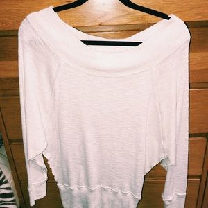 Free people off the shoulder sweater